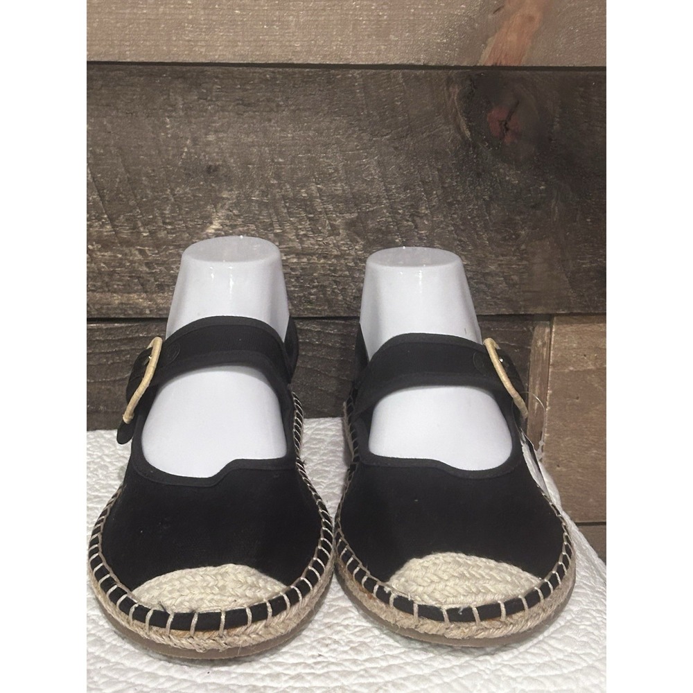 Torrid Black Tan Espadrille Flats Black Tan 7.5 Nwob - Picture 1 of 8